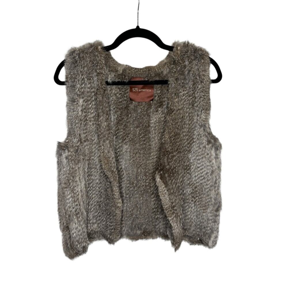 525 America Luxe Rabbit Fur Vest